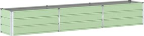 vidaXL Γλάστρα Παστέλ Πράσινο 290 x 50 x 45 εκ Επικαλυμμένος Χάλυβας