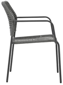 Καρέκλα Leana Fylliana Γκρί 56x59x80 εκ. 57x62x80 εκ.