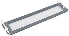 vidaXL Μπάρα Κρεβατιού Προστατευτική Γκρι 180 x 42 εκ. από Πολυεστέρα