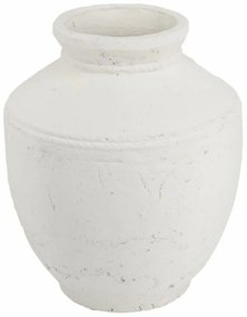 Βάζο Διακοσμητικό Antique 460273 30x30x35cm White Artekko Κεραμικό