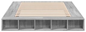vidaXL Πλαίσιο Κρεβατιού Γκρι Sonoma 160x200 εκ. Επεξεργασμένο Ξύλο