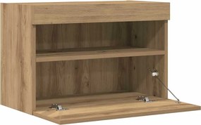 vidaXL Ντουλάπι Τηλεόρασης Τοίχου 2 pcs artisan δρυς 60 x 30 x 40 εκ.