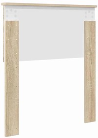 vidaXL Κεφαλάρι με κεφαλάρι Δρύς Sonoma 75 cm Επεξεργασμένο ξύλο