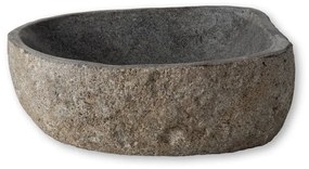 Decorative bowl S Line από φυσική river stone πολλαπλών χρήσεων S1931-00G0