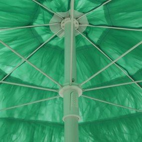 Ομπρέλα Θαλάσσης Hawaii Πράσινη 180 εκ. - Πράσινο