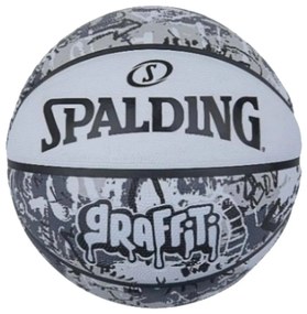 Μπάλα Μπάσκετ Outdoor Spalding White Graffiti Νο 7 84-375Z1