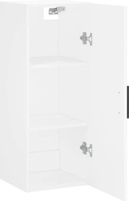 vidaXL Ντουλάπι Τοίχου Λευκό 34,5 x 34 x 90 εκ.