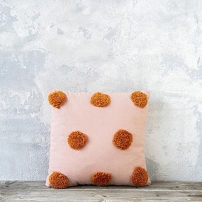 Μαξιλάρι Διακοσμητικό (Με Γέμιση) Borla Pink Nima 45X45 100% Cotton