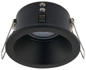 Φωτιστικό Οροφής - Σποτ Charlie 8367 1xGU10 15W Black Nowodvorski Aluminium, Glass