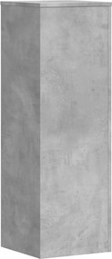 vidaXL Βάσεις Φυτών Γκρι Σκυρ. 33x33x100 εκ. Επεξεργασμένο Ξύλο