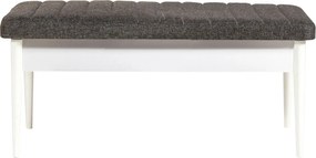 Ταμπουρέ Λευκό / Ανθρακί VINA 110x40x48