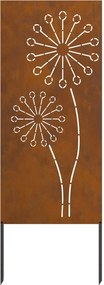 vidaXL Οθόνη Ιδιωτικότητας Κήπου Σκ rusty 50 x 140 εκ