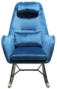 Πολυθρόνα Leonard Γαλάζιο 68x107x105cm