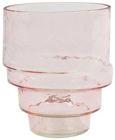 Βάζο Angelica 013.797287 15x17cm Pink Glass