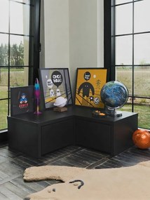Γωνιακά Συρτάρια Young Users Next-Μαύρο
