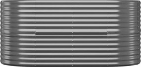 vidaXL Ζαρντινιέρα Ανθρακί 152x80x68 εκ Γαλβανισμένος χάλυβας
