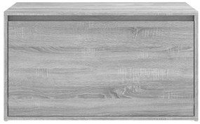 vidaXL Πάγκος Χολ Γκρι Sonoma 80 x 40 x 45 εκ. από Επεξεργασμένο Ξύλο