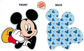 Μαξιλάρι Διακοσμητικό Παιδικό 3D (Με Γέμιση) Disney Home Mickey 694 20cm Sky Blue DimCol 20cm Velboa