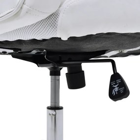 Καρέκλα γραφείου διευθυντή Sonar pakoworld pu σε λευκή απόχρωση