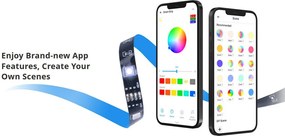 SONOFF smart LED καλωδιοταινία L2-LITE-5M, RGB, WiFi &amp; BT, 5m