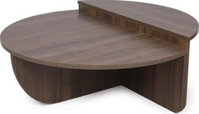 Τραπεζάκι Σαλονιού Καρυδί MEVAL 90x60x30