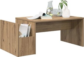 vidaXL Τραπεζάκι σαλονιού Artisan Oak 90 x 45 x 35 cm