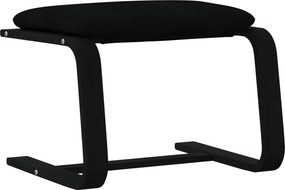 vidaXL Υποπόδιο Μαύρο 51 x 41 x 40 εκ. Υφασμάτινο
