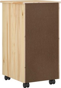 VidaXL Κινητό Ντουλάπι MOSS 34 x 39 x 65,5 cm Στερεό πεύκο Καφέ