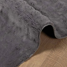 vidaXL Χαλιά χώρου τετράγωνο SIROLO Ανθρακί 200 x 200 cm Πολυεστέρας