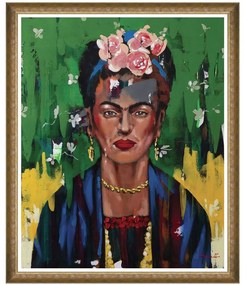 Κάδρο Frida FA13418 80x100cm Multi MindTheGap Vertical Wood, Acrylic