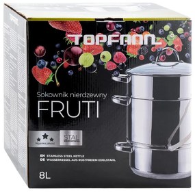 Αποχυμωτής Topfann GS-01201-26JS-1, 8 l, 26cm, επαγωγικός, Inox