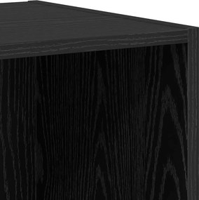vidaXL ΣΕΤ ΒΑΘΜΟΛΟΓΗΣΗΣ ΤΗΛΕΟΡΑΣΗΣ 2 pcs Μαύρη Οξυά Επεξεργασμένο ξύλο