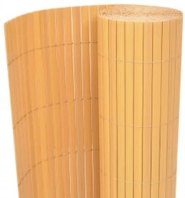 vidaXL Περίφραξη Κήπου Διπλής Όψης Κίτρινη 110 x 300 εκ.