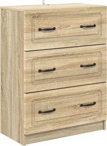 vidaXL Ντουλάπι με Συρτάρια 66 x 34,5 x 87 εκ. Επεξεργασμένο Ξύλο