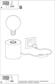 Sollux Λαμπτήρας γραφείου Salgado 1,ξύλο,1xE27/60w