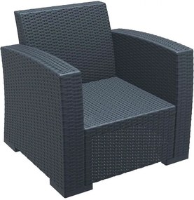 SIESTA MONACO DARK GREY ΠΟΛΥΘΡΟΝΑ ΠΟΛ/ΝΙΟΥ 82X79X79εκ.53.0150