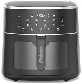 Primo PRAF-40459 Φριτέζα Αέρος Digital 8L 1800W με παράθυρο Μαύρη