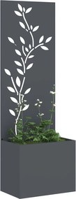 VidaXL Οθόνη Ιδιωτικότητας Κήπου Floral Ανθρακί 50 x 32 x 150 εκ