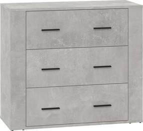 vidaXL Ντουλάπι Γκρι Σκυροδέματος 80x33x70 εκ. Επεξεργασμένο Ξύλο