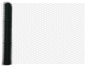 vidaXL Hexagon Fence Γκρι 1.2x10 μ Ατσάλι