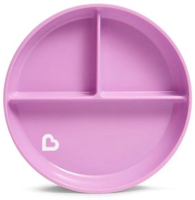 Πιάτο Βρεφικό Με Βεντούζα Suction Plate 11213 Purple Munchkin 1 τμχ Πλαστικό