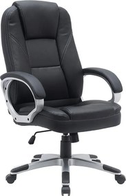 BF6950W Πολυθρόνα Γραφείου Διευθυντή, Pu Μαύρο   1τμχ