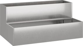 vidaXL Γλάστρα Κήπου Σκ rusty 100 x 60 x 45 εκ