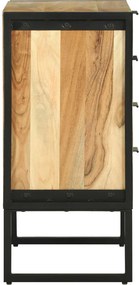 vidaXL Πλαϊνό γραφείο 50 x 35 x 75 εκ. Μασίφ ξύλο ακακίας