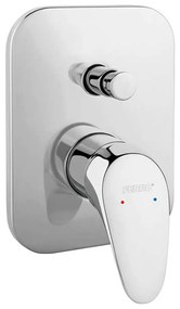 Μίκτης Μπαταρίας Ντους 2 Εξόδων One BFO7P Chrome Ferro Ορείχαλκος
