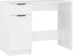 vidaXL Γραφείο Λευκό 100x50x75 εκ. Επεξεργασμένο Ξύλο
