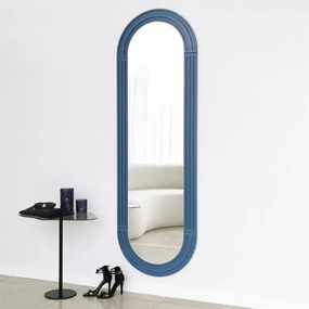 Stewehome Καθρέπτης με Στηριγμένο Στήριγμα ΜΠΛΕ 55x170 cm