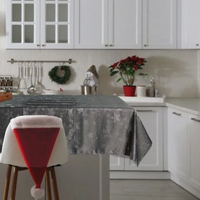 Τραπεζομάντηλο Christmas 0718 Grey-Silver Das Home 140X180