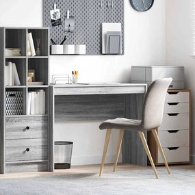 vidaXL Γραφείο Υπολογιστή Γκρι sonoma MDF 100 x 40 x 76 εκ. Απλό