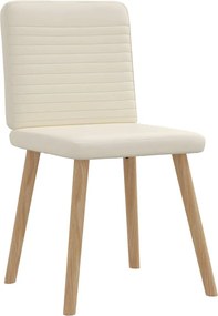 vidaXL Καρέκλες Τραπεζαρίας 4 Τεμ. Λινές